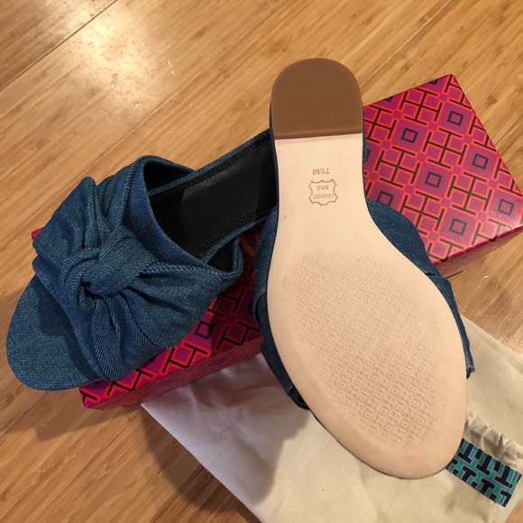 Tory Burch Annabelle Bow Slide - Picture 3 of 6